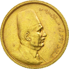 Égypte, Fuad I, 100 Piastres, 1922, British Royal Mint, TTB, Or, KM:341