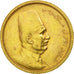 Ägypten, Fuad I, 100 Piastres, 1922, British Royal Mint, SS, Gold, KM:341