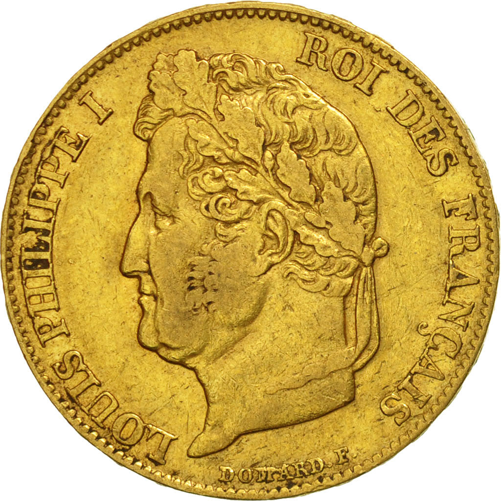 France, Louis-Philippe, 20 Francs, 1837, Lille, EF(40-45), Gold, KM:750.5