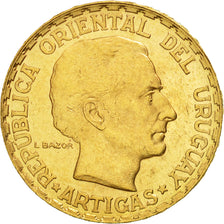 Uruguay, 5 Pesos, 1930, Paris, EBC+, Oro, KM:27