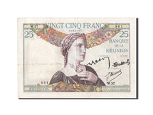 Billete, 25 Francs, 1944, La Reunión, KM:23, MBC