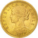 Chile, 20 Pesos, 1976, MS(63), Gold, KM:188
