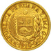 Peru, Libra, Pound, 1910, Lima, VZ, Gold, KM:207