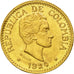 Moneda, Colombia, 5 Pesos, 1924, EBC+, Oro, KM:204
