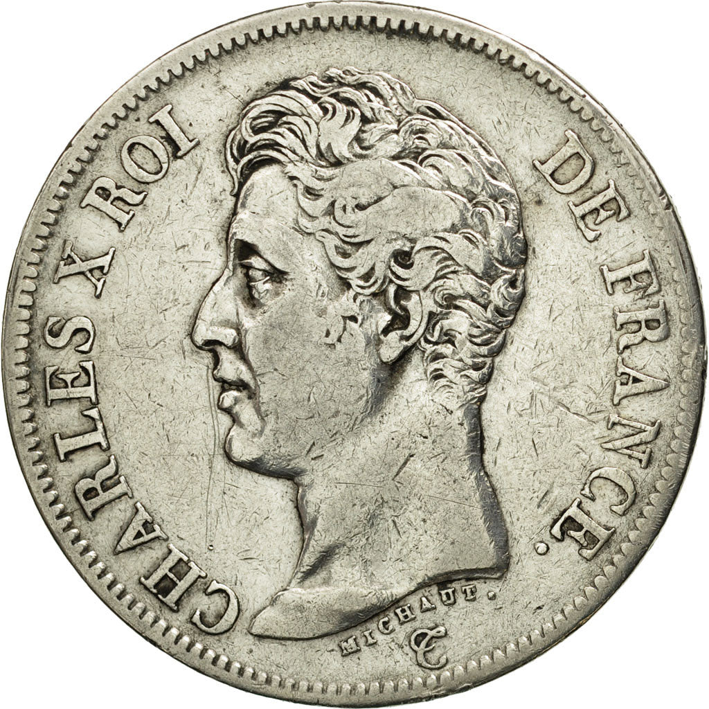 France, Charles X, 5 Francs, 1826, Lille, EF(40-45), Silver, KM:720.13