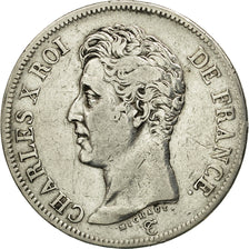 France, Charles X, 5 Francs, 1826, Lille, EF(40-45), Silver, KM:720.13