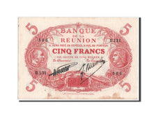 Banknote, Réunion, 5 Francs, 1938, KM:14, AU(50-53)
