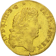 Moneta, Francia, Louis XIV, Louis d'or à l'écu, Louis d'Or, 1691, Lille, BB+