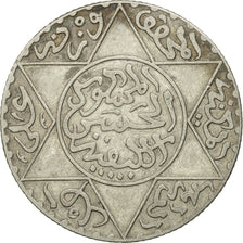 Munten, Marokko, Moulay al-Hasan I, 2-1/2 Dirhams, 1881, Paris, ZF, Zilver