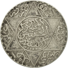 Coin, Morocco, Moulay al-Hasan I, 2-1/2 Dirhams, 1892, Paris, EF(40-45), Silver