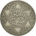 Moneda, Marruecos, Moulay al-Hasan I, 2-1/2 Dirhams, 1894, Paris, MBC, Plata