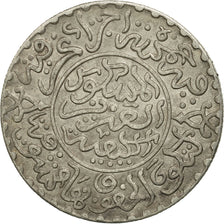 Morocco, 'Abd al-Aziz, 1/4 Rial, 2-1/2 Dirhams, 1902, London, EF(40-45), Silver