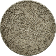 Maroc, 'Abd al-Aziz, 1/4 Rial, 2-1/2 Dirhams, 1902, London, TTB, Argent