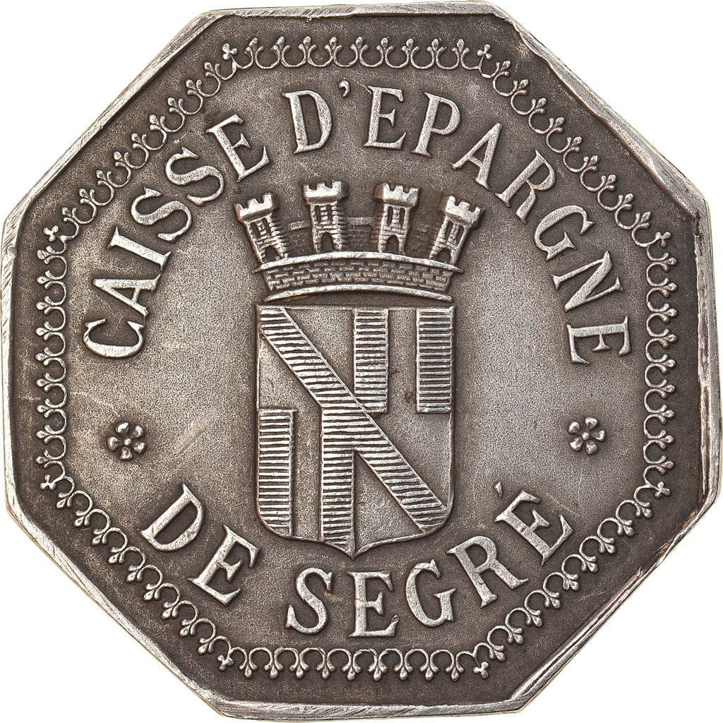 France, Token, Insurance, Caisse d'Epargne de Segré, AU(55-58), Silver