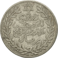 Coin, Morocco, 'Abd al-Hafiz, 1/4 Rial, 2-1/2 Dirhams, 1911, bi-Bariz, Paris