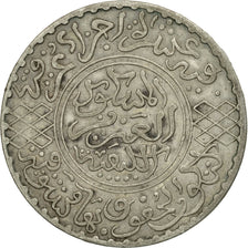 Moneda, Marruecos, 'Abd al-Aziz, 1/2 Rial, 5 Dirhams, 1902, London, MBC, Plata