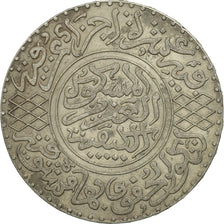 Morocco, 'Abd al-Aziz, 1/2 Rial, 5 Dirhams, 1902, Berlin, EF(40-45), Silver