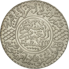 Marruecos, 'Abd al-Aziz, 1/2 Rial, 5 Dirhams, 1902, Berlin, MBC+, Plata