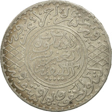 Coin, Morocco, 'Abd al-Aziz, 1/2 Rial, 5 Dirhams, 1904, Paris, EF(40-45)
