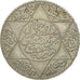 Münze, Marokko, Yusuf, 1/2 Rial, 5 Dirhams, 1913, bi-Bariz, Paris, VZ, Silber