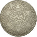 Moneta, Marocco, Moulay al-Hasan I, 10 Dirhams, 1881, Paris, BB, Argento, KM:8