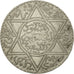 Morocco, Moulay al-Hasan I, 10 Dirhams, 1881, Paris, EF(40-45), Silver, KM:8
