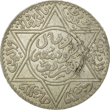 Coin, Morocco, Yusuf, Rial, 10 Dirhams, 1912, bi-Bariz, Paris, MS(60-62)