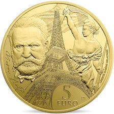Coin, France, Monnaie de Paris, 5 Euro, Europa, 2017, MS(65-70), Gold