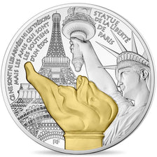 Coin, France, Monnaie de Paris, 10 Euro, Statue de la Liberté, 2017, MS(65-70)