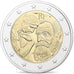 Munten, Frankrijk, Parijse munten, 2 Euro, Auguste Rodin, 2017, FDC, Bimetallic