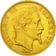 Monnaie, France, Napoleon III, Napoléon III, 50 Francs, 1866, Paris, SUP+, Or