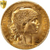 Coin, France, Marianne, 20 Francs, 1907, Paris, PCGS, MS66, MS(65-70), Gold