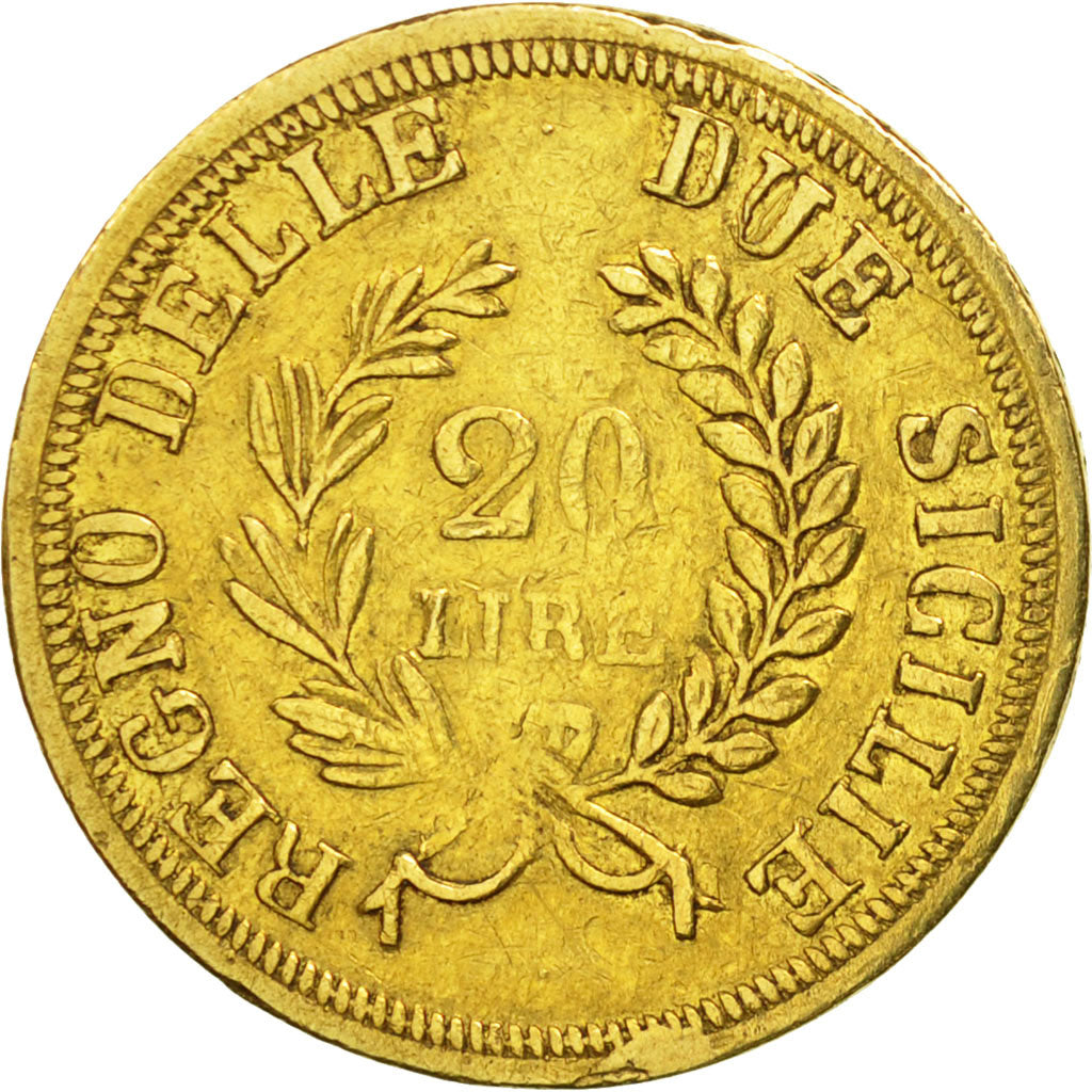 États italiens, NAPLES, Joachim Murat, 20 Lire, 1813, TTB, Or, KM:264