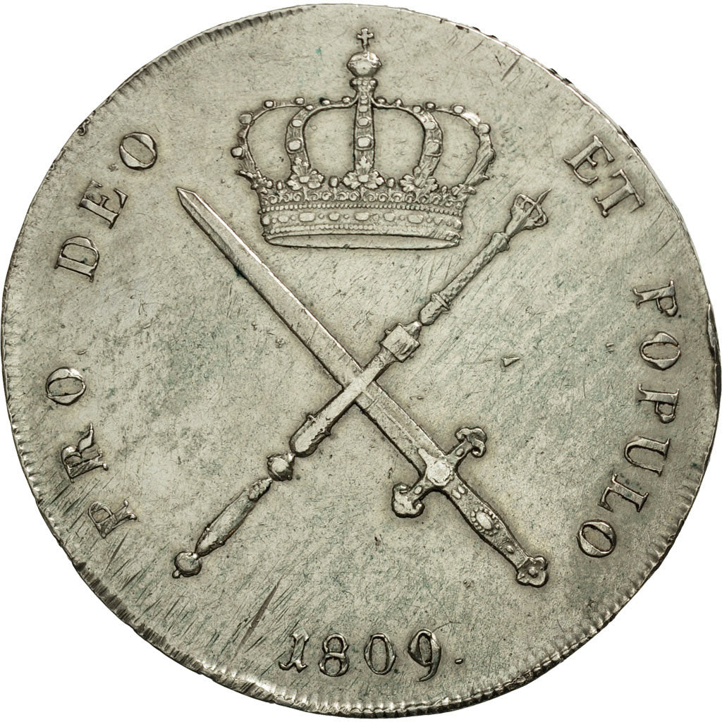 German States, BAVARIA, Maximilian IV, Josef, Thaler, Krone, 1809, Munich