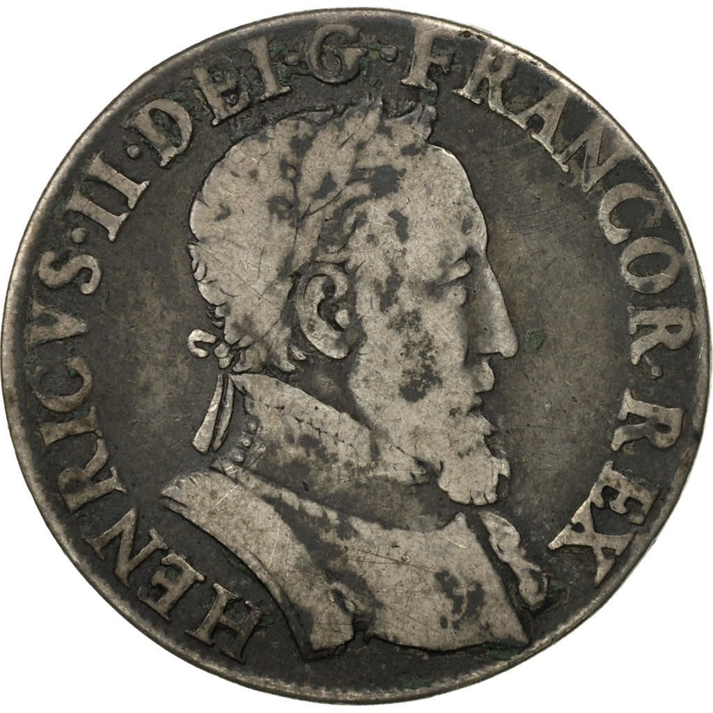 Monnaie, France, Henri II, Teston, 1554, Paris, TB, Argent, Ciani:1285