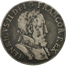 Monnaie, France, Henri II, Teston, 1554, Paris, TB, Argent, Ciani:1285