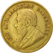 South Africa, 1/2 Pond, 1897, EF(40-45), Gold, KM:9.2