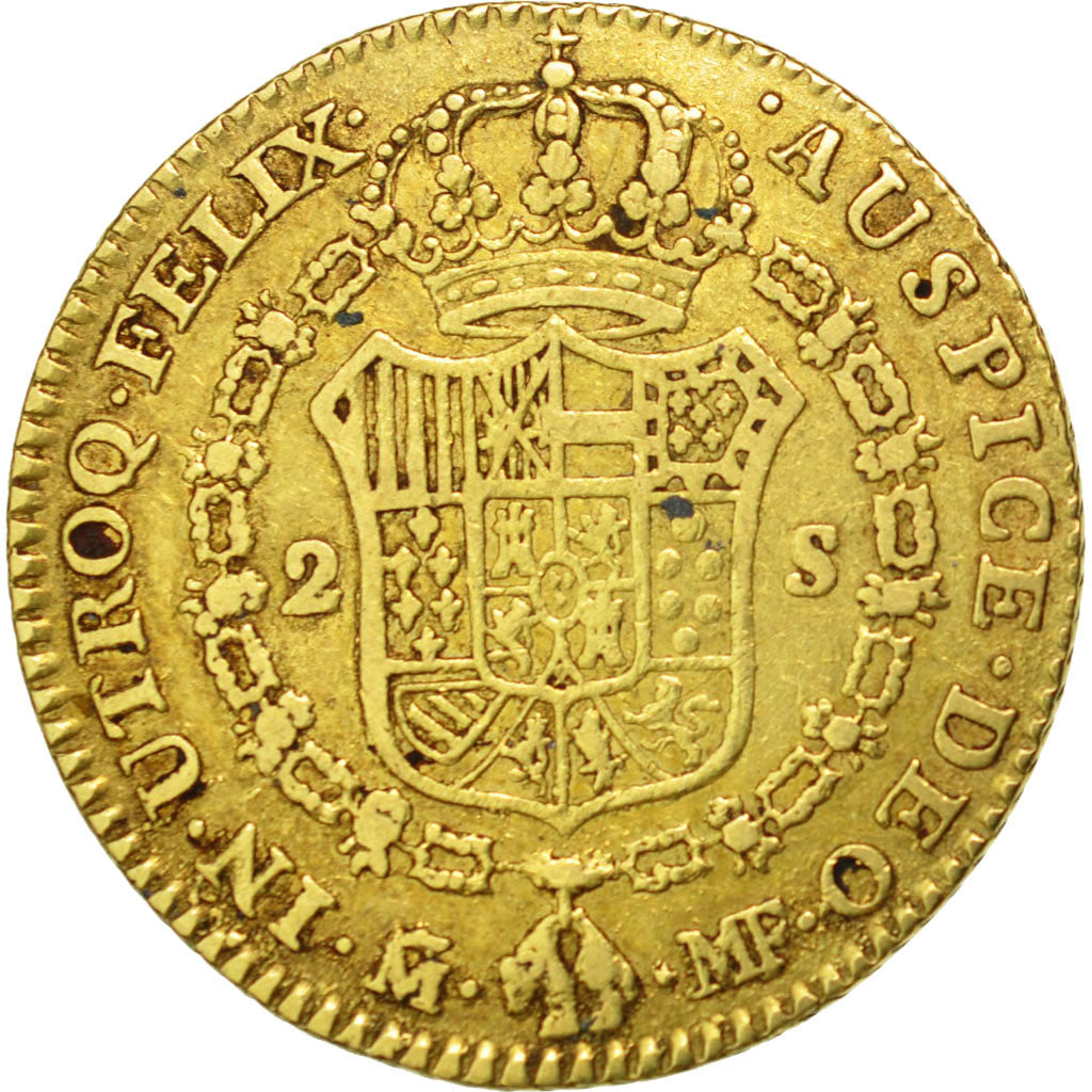 Spain, Charles IV, 2 Escudos, 1795, Madrid, VF(30-35), Gold, KM:435.1