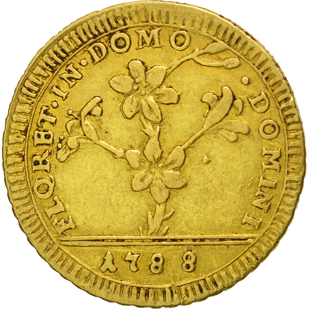 Monnaie, États italiens, PAPAL STATES, Pius VI, 30 Paoli, Doppia D'oro, 1788