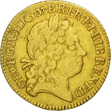 Monnaie, Grande-Bretagne, George I, 1/2 Guinea, 1719, TB+, Or, KM:541.1