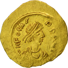 Coin, Phocas 602-610, Tremissis, Undated, Constantinople, EF(40-45), Gold