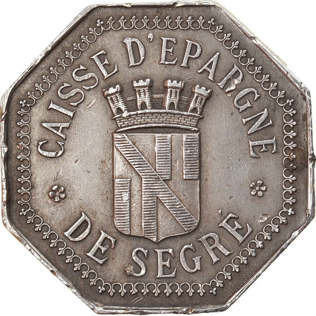 France, Token, Insurance, Caisse d'Epargne de Segré, AU(50-53), Silver
