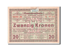 Czechoslovakia, Komotau, Gorkau, 20 Kronen, 15.11.1918, Pick UNL