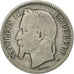 Moneta, Francia, Napoleon III, Napoléon III, Franc, 1868, Strasbourg, B+