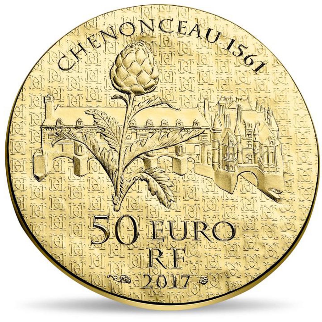 Coin, France, Monnaie de Paris, 50 Euro, Catherine de Médicis, 2017, MS(65-70)