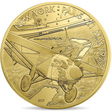 Coin, France, Monnaie de Paris, 50 Euro, Spirit of Saint Louis, 2017, MS(65-70)