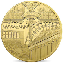 Munten, Frankrijk, Parijse munten, 5 Euro, UNESCO, 2017, FDC, Goud