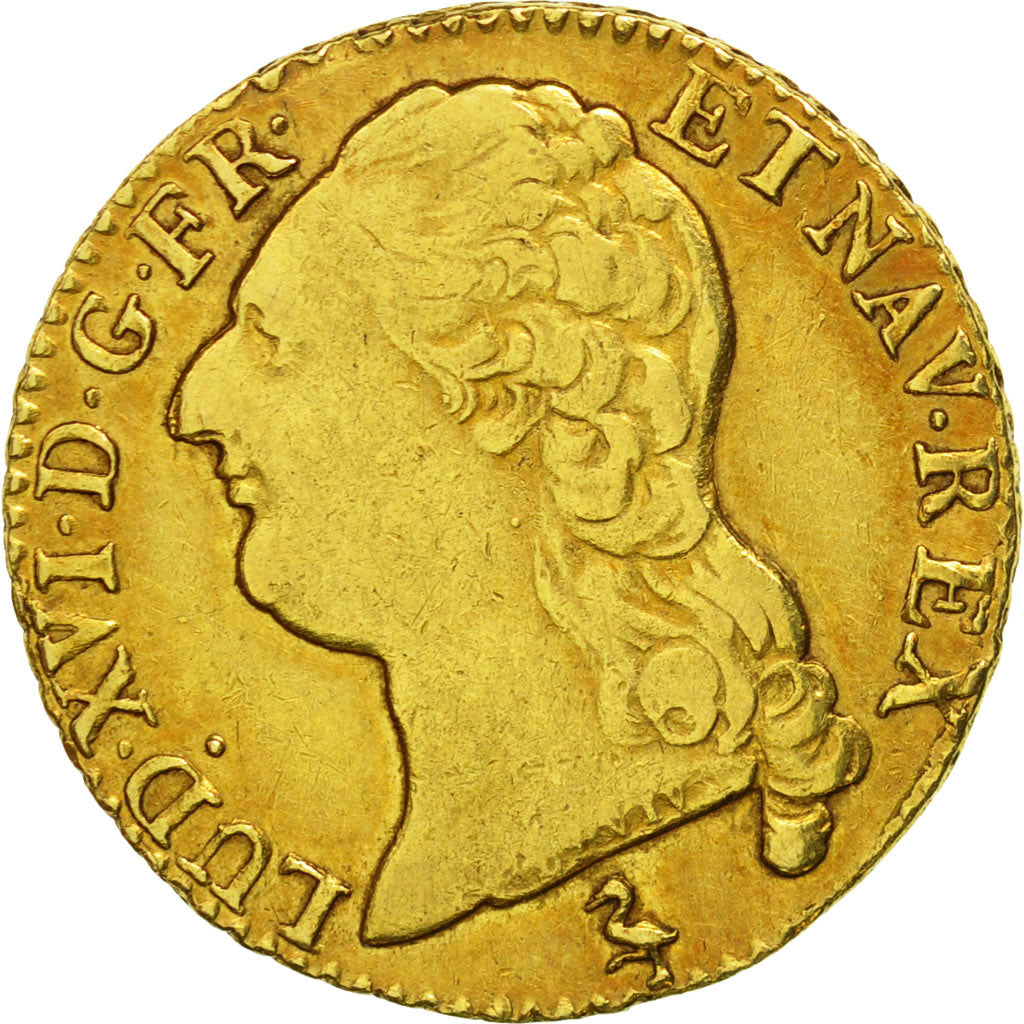 France, Louis XVI, Louis d'or à la tête nue, 1786, Paris, KM:591.1