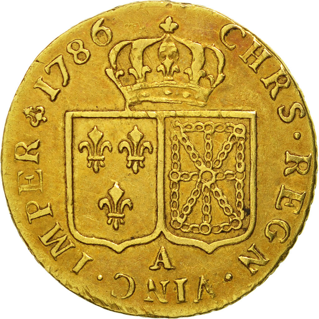 France, Louis XVI, Louis d'or à la tête nue, 1786, Paris, KM:591.1