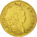 Moneta, Francia, Louis XV, Louis d'or Mirliton, palmes courtes, Louis d'Or
